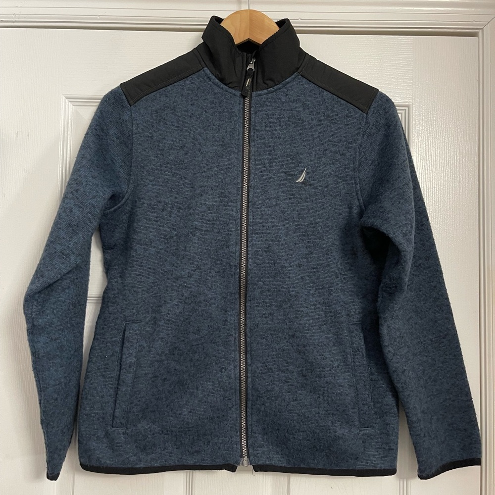 Nautica Boys Navy and Black Jacket